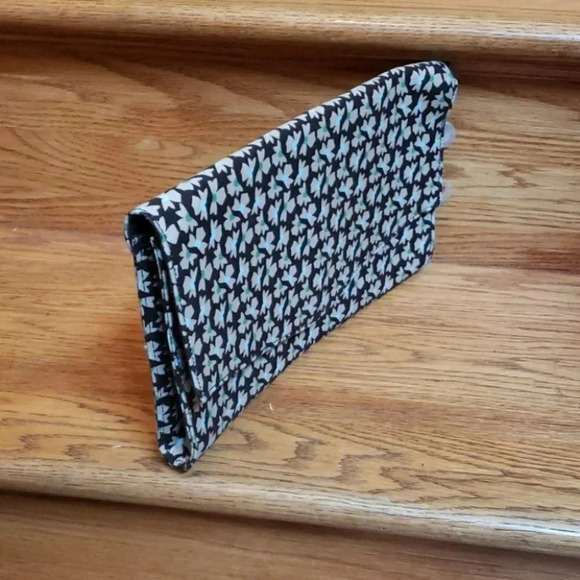 Old Navy‎ NWOT brown/tan/green print clutch - Picture 3 of 7